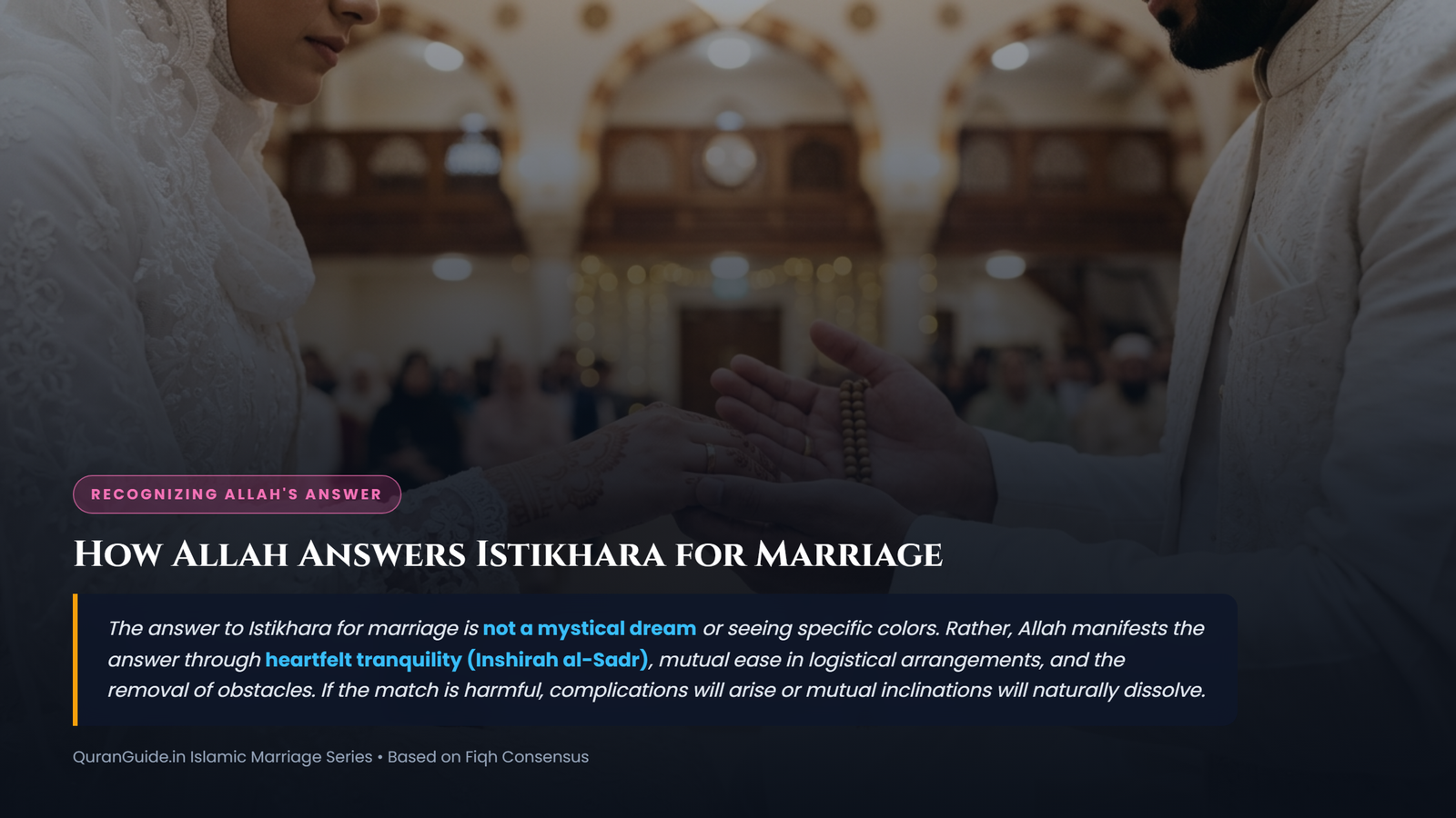 How Allah Answers Istikhara for Marriage