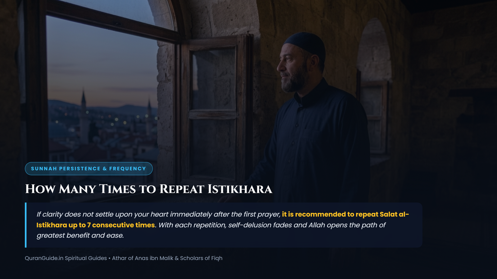 Repetition and Persistence in Istikhara Prayer